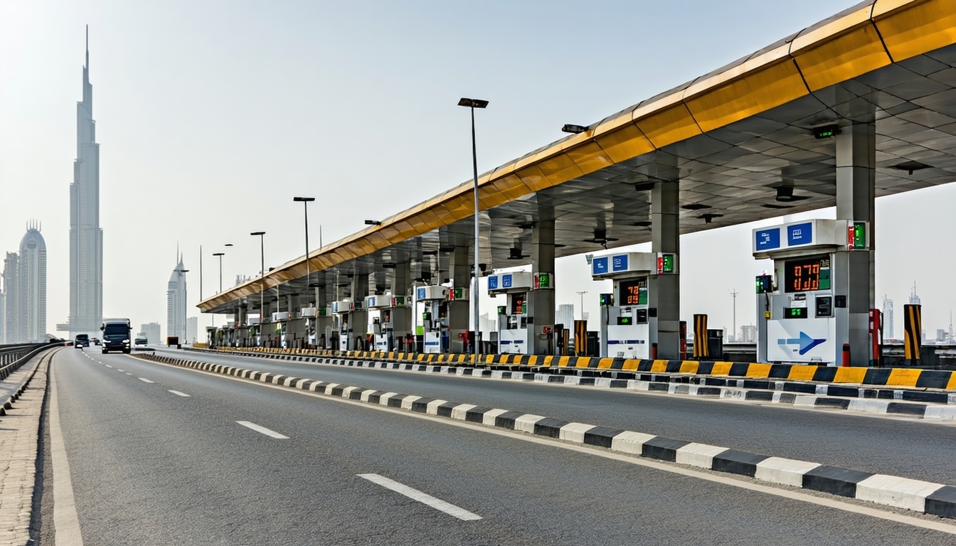 Convenient road toll payment system in Dubai