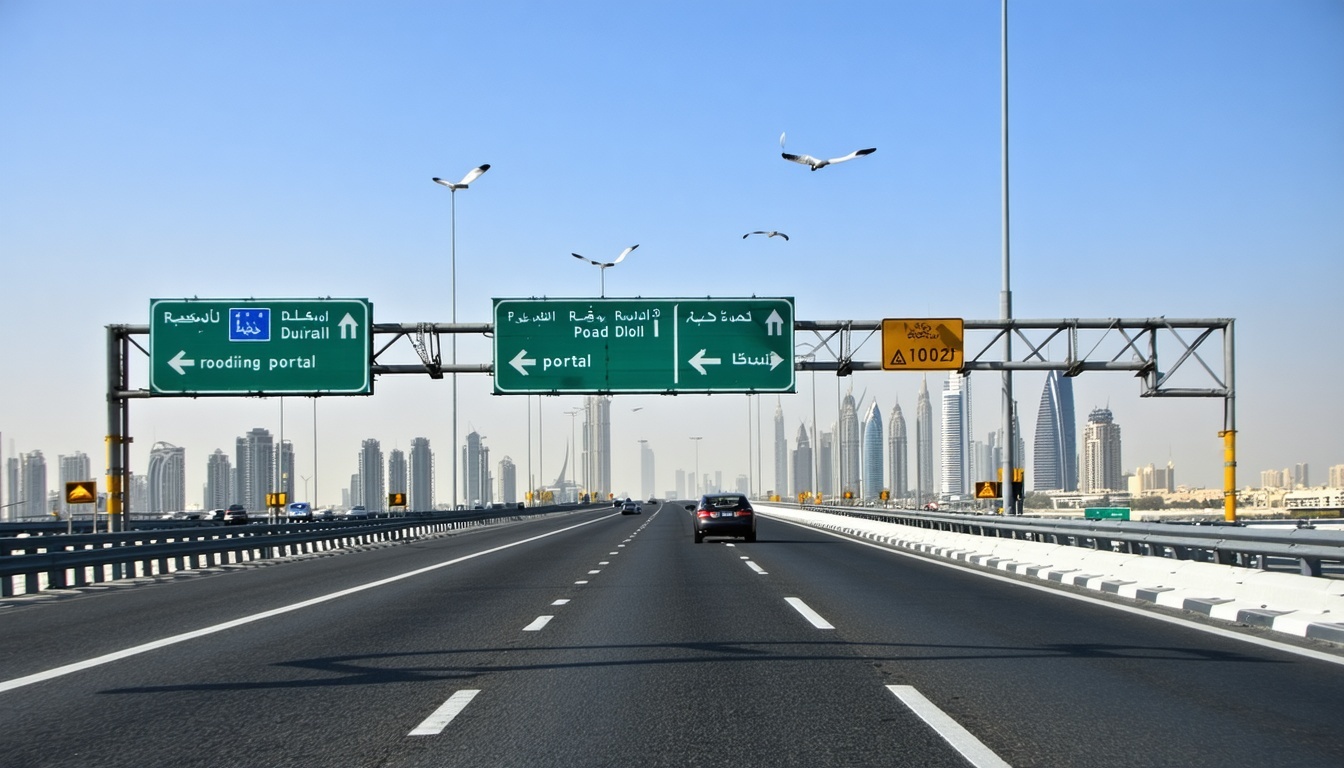 User-friendly road toll portal for Dubai travelers